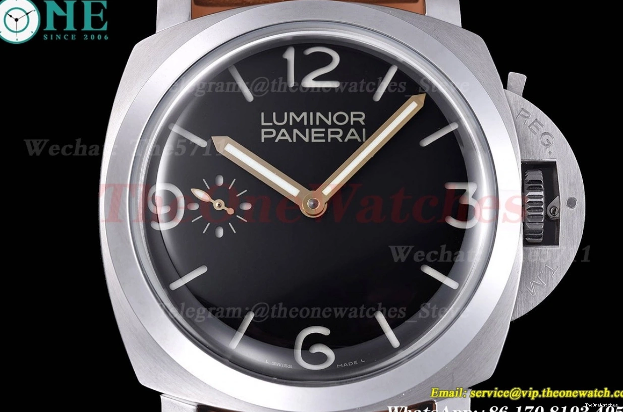 A6497 LE Brown HWF Dial Luminor SS Pam1080 47mm 1219
